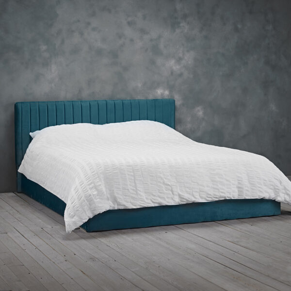 berlin-teal-small-double-bed Berlin Double Storage Bed