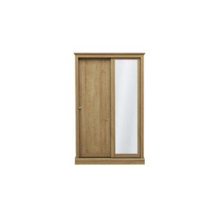 devon-2-door-sliding-wardrobe-oak Devon 2 Door Sliding Wardrobe