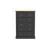devon-5-drawer-chest-charcoal Devon 5 Drawer Chest