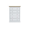 devon-5-drawer-chest-white Devon 5 Drawer Chest