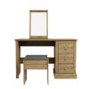 devon-dressing-table-set-oak- Devon Dressing Table Set
