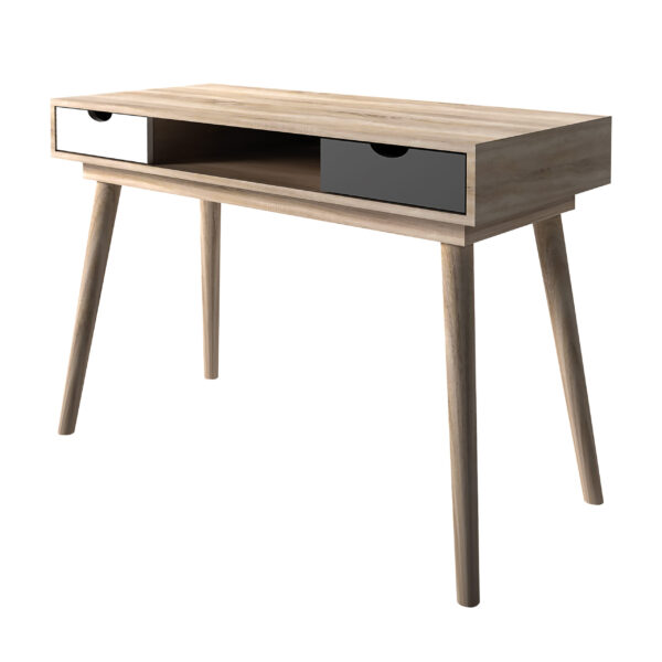 scandi-desk-oak-with-grey-and-white-drawers Scandi Desk Oak With Drawers