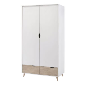 stockholm-2-door-wardrobe-white-oak Stockholm 2 Door Wardrobe White-Oak