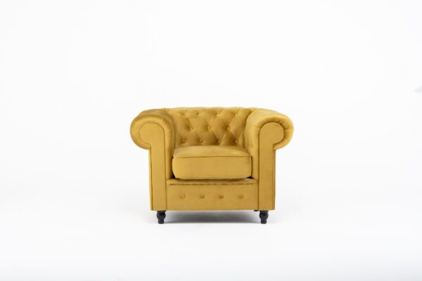 Hilton Chesterfield Velvet Armchair