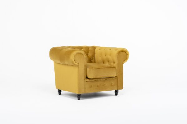 Hilton Chesterfield Velvet Armchair