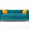 Hilton Chesterfield Velvet 3 + 2 Seater Sofa Set