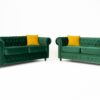 Hilton Chesterfield Velvet 3 + 2 Seater Sofa Set