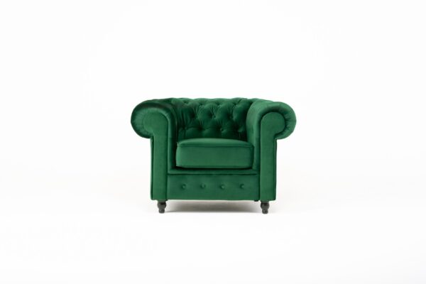 Hilton Chesterfield Velvet Armchair