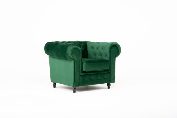 Hilton Chesterfield Velvet Armchair