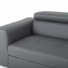 Lema Corner Sofa Bed - Grey Eco Leather