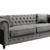 Hilton Chesterfield Velvet 3 + 2 Seater Sofa Set
