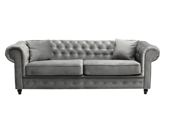 Hilton Chesterfield Velvet 3 + 2 Seater Sofa Set