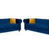 Hilton Chesterfield Velvet 3 + 2 Seater Sofa Set