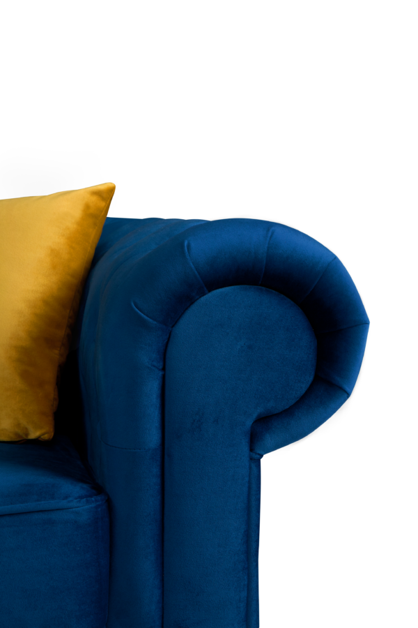 Hilton Chesterfield Velvet 3 + 2 Seater Sofa Set