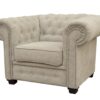 imperial 1 cream FAB Imperiale Chesterfield Armchair