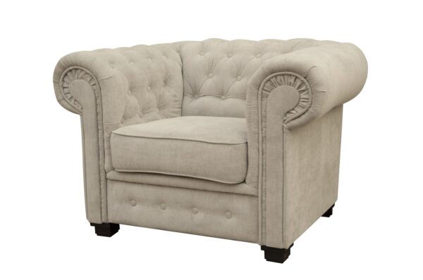 imperial 1 cream FAB Imperiale Chesterfield Armchair