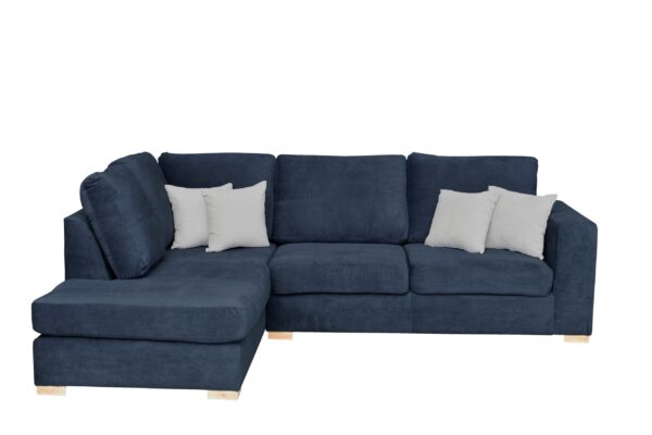 melody left navy blue graceland Hampton Corner Sofa