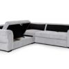 nico corner silver FAB Nico Corner Sofa Bed with Storage