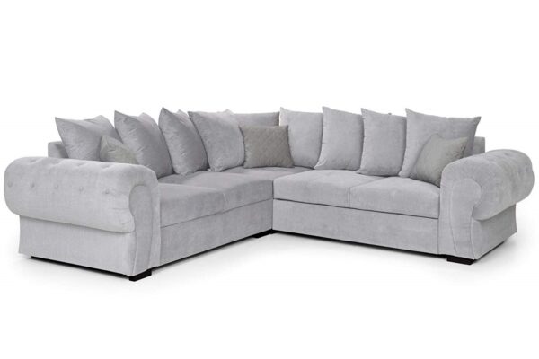 nico scatter corner silver FAB Nico Corner Sofa Bed with Storage