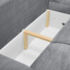 Azzuro Sofa bed with Storage in Grey