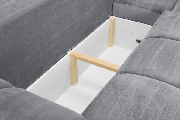 Azzuro Sofa bed with Storage in Grey