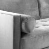 Hayward 3 + 2 Seater Sofa set in Grey Velvet