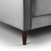 Hayward 3 + 2 Seater Sofa set in Grey Velvet