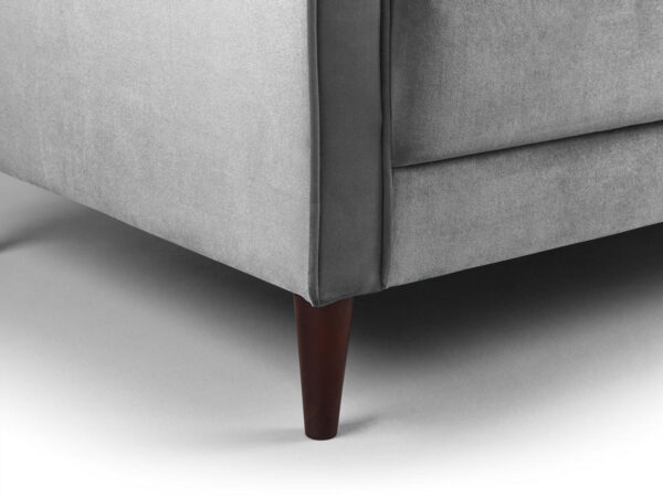 Hayward 3 + 2 Seater Sofa set in Grey Velvet