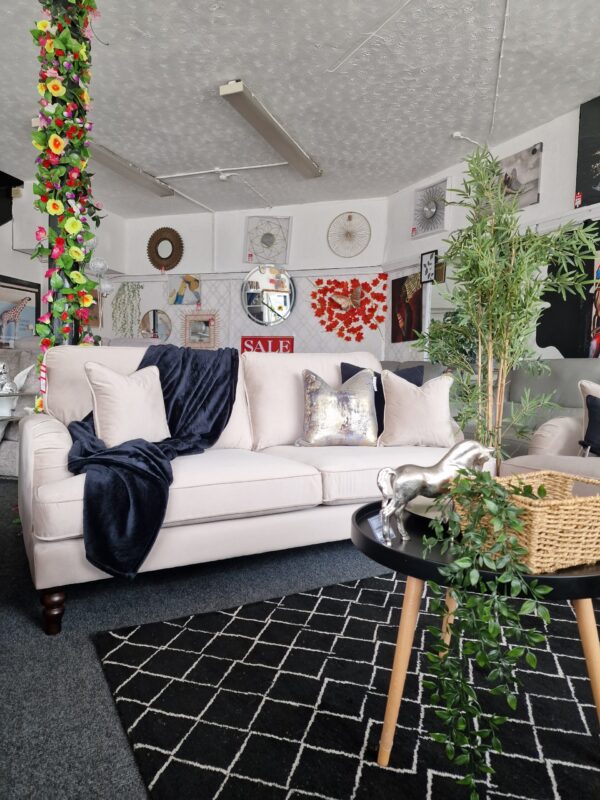 20230809_122309 Rupert 3 + 2 Seater Sofa Set in Beige Velvet