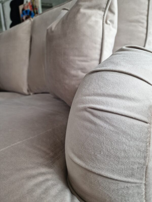 20230809_122350 Rupert 3 + 2 Seater Sofa Set in Beige Velvet