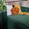 20231005_114911 Kieron Forest Green Velvet Universal Chaise Sofa Bed with Storage