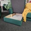 20231005_115008 Kieron Forest Green Velvet Universal Chaise Sofa Bed with Storage