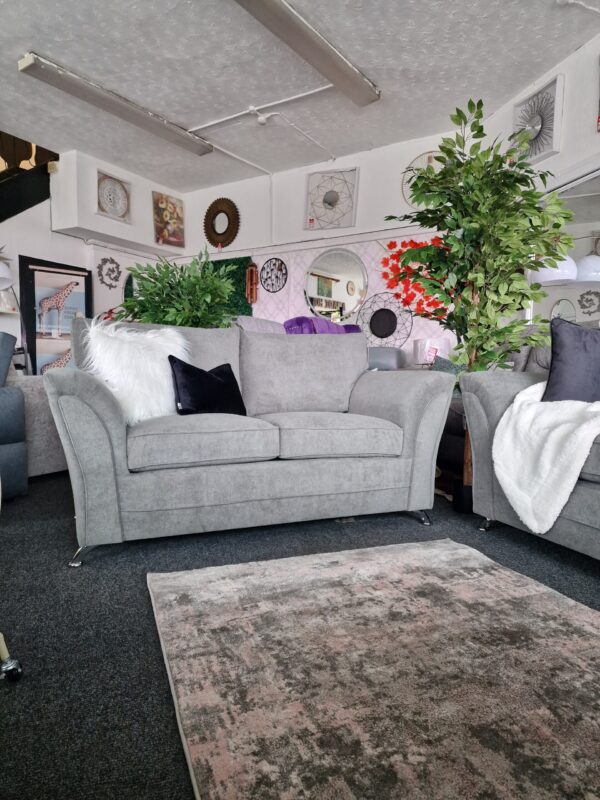 20240211_142226 Dury 3 + 2 Seater Sofa Set in Granite Grey Fabric