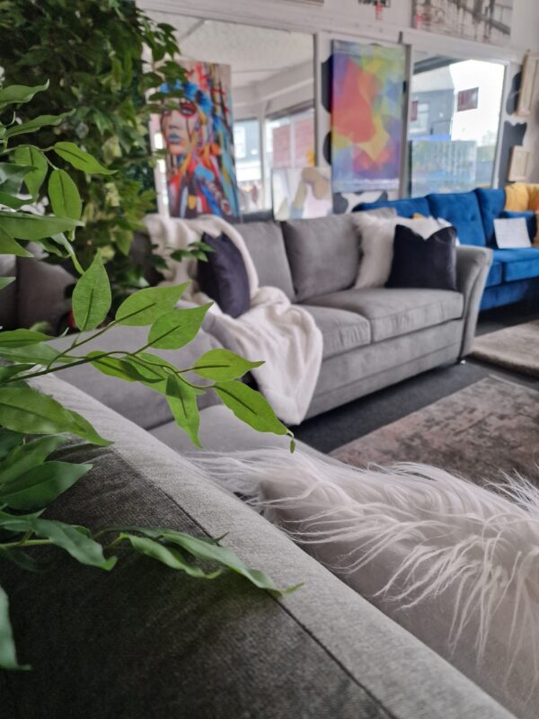 20240211_142409 Dury 3 + 2 Seater Sofa Set in Granite Grey Fabric