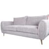 Gabrielle 3 Seater Sofa in Grey Chuncky Bouclé Fabric