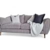 Gabrielle 3 Seater Sofa in Grey Chuncky Bouclé Fabric