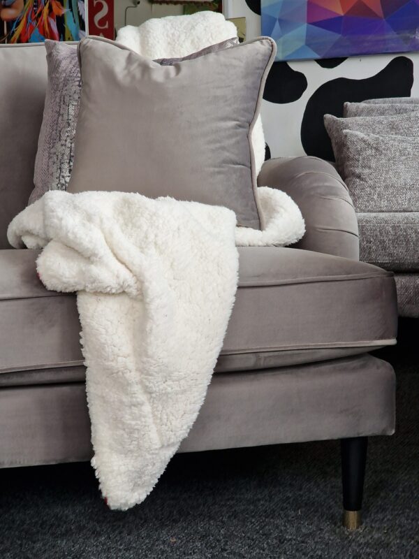 Rupert 3 + 2 Seater Sofa Set in Grey Velvet