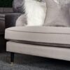 Rupert 3 + 2 Seater Sofa Set in Grey Velvet