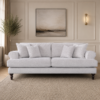 Heritage 3 Seater Sofa + Snuggler in Legacy Silver