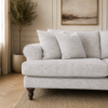 Heritage 3 Seater Sofa + Snuggler in Legacy Silver