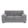 amalfi2strgrey Amalfi 2 Seater in Grey Jumbo Cord