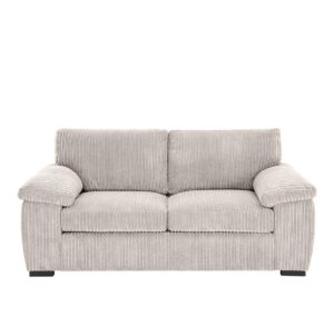 Amalfi 2 Seater in Silver Jumbo Cord