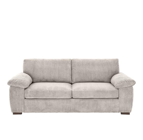 Amalfi 3 Seater in Silver Jumbo Cord