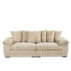 Amalfi 4 Seater in Cream Jumbo Cord