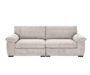 Amalfi 4 Seater in Silver Jumbo Cord