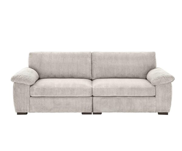Amalfi 4 Seater in Silver Jumbo Cord
