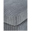 Amalfi Right Hand Chaise L Shape Corner Sofa in Grey Jumbo Cord