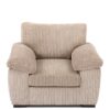 amalficreamarmch Amalfi Armchair in Cream Jumbo Cord