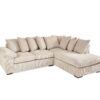 amalfirhcreamcorn Amalfi Right Hand Corner Chaise Sofa in Cream Jumbo Cord