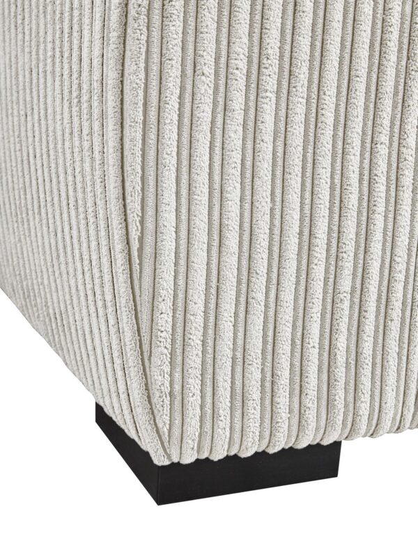 Amalfi 4 Seater in Silver Jumbo Cord